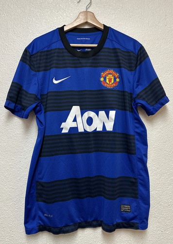 ウェア NIKE MANCHESTER UNITED football jersey Manchester United Soccer Futbol AON Nike Jersey Men's XL