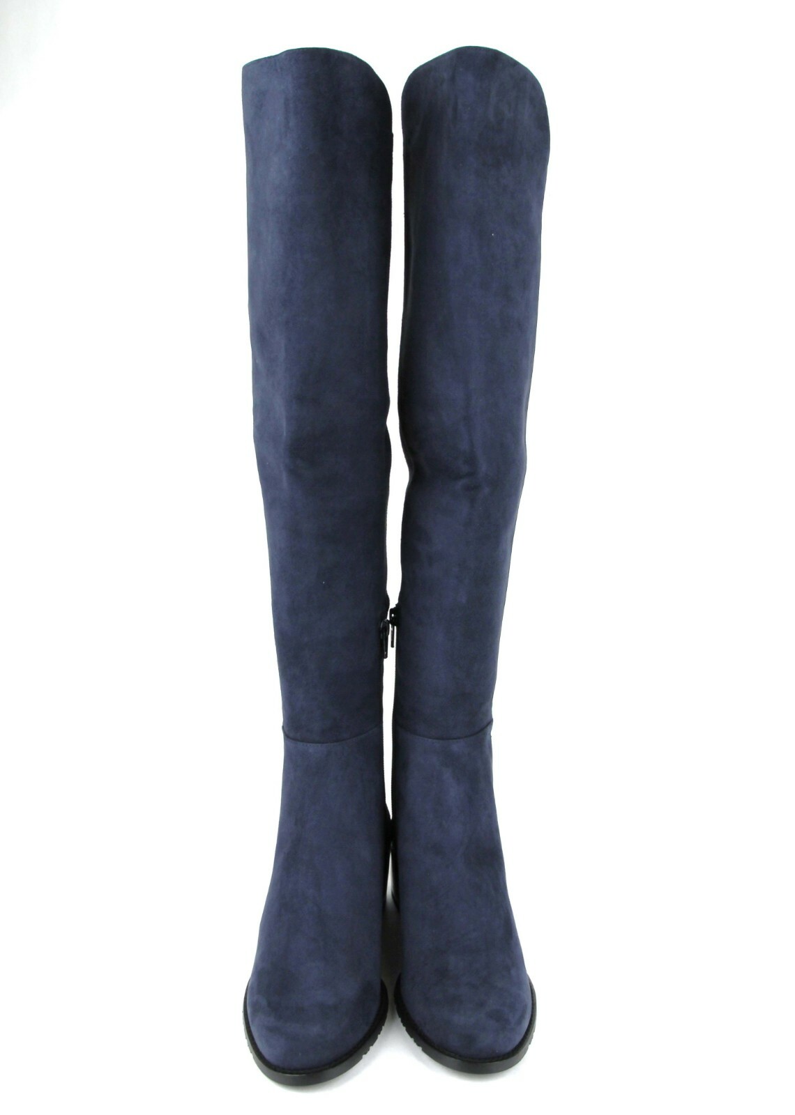 Pre-owned Stuart Weitzman $795  Women's Allserve Nice Blue Suede Knee Boot Yw28482