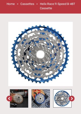 E.13 E*thirteen Helix Race 11 speed Bike MTB Cassette E13 Intergalactic 9-46t