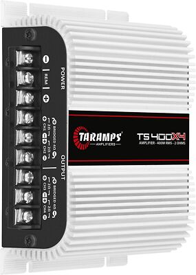 Taramps TS 400x4 400 watts RMS 4 Channels Full Range Car Audio Amplifier