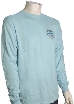 

Футболка Quiksilver Waterman Reel One LS — небесно-голубая — новинка, Синий