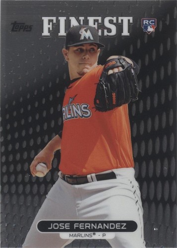 2013 Topps Finest - Jose Fernandez #59