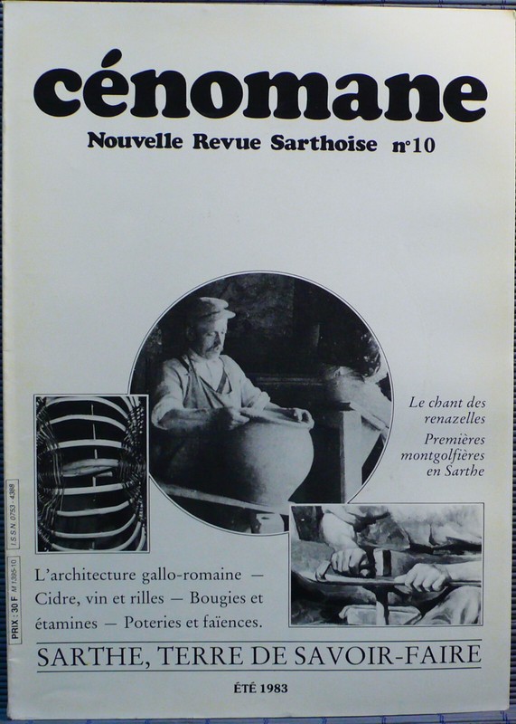 CÃ©Nomane - Nouvelle Revue Sarthoise NÂ° 10 - Sarthe, Terre De Savoir-Faire
