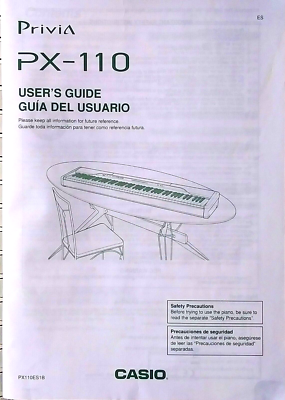 Casio px store 110 digital piano