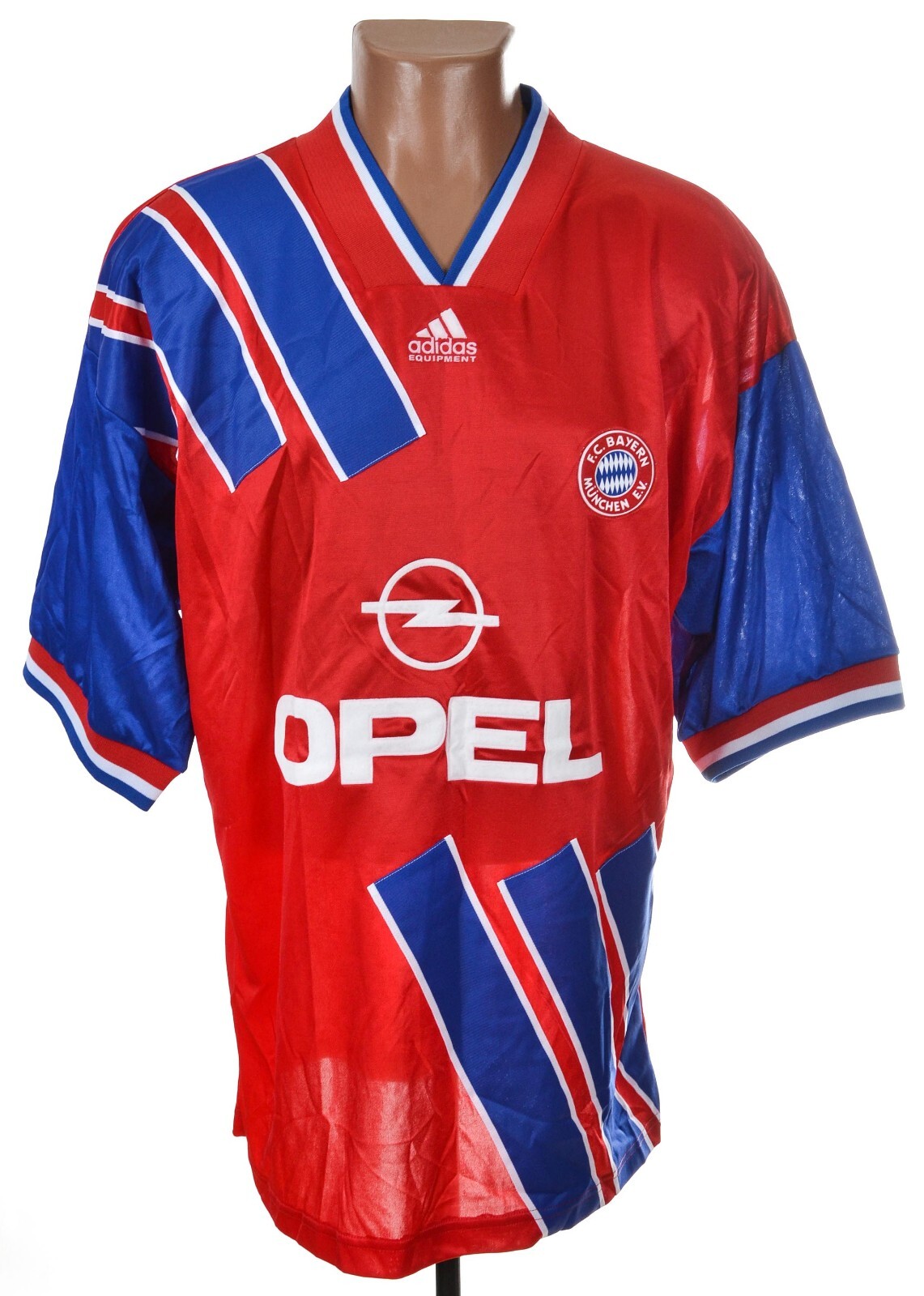 BAYERN MUNICH 1993/1995 HOME FOOTBALL SHIRT JERSEY ADIDAS