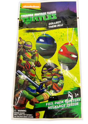 Teenage Mutant Ninja Turtle Blind Pack Necklace Unisex 3 yrs+ New