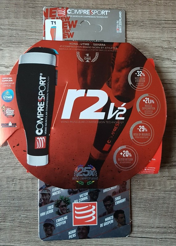 Compressport R2v2 Kompressionssleeves Wadenkompressoren
