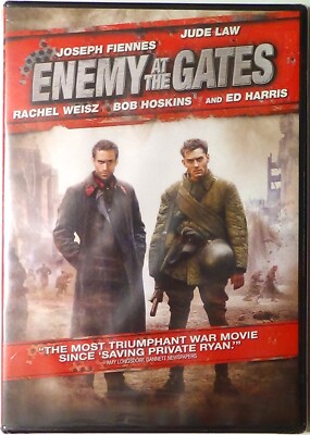 Enemy at the Gates ~ Jude Law, Rachel Weisz & Ed Harris DVD 2010 NEW / Sealed