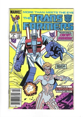 The Transformers #9 1st Circuit Breaker, newstand 8.0 VF, 1985 Marvel