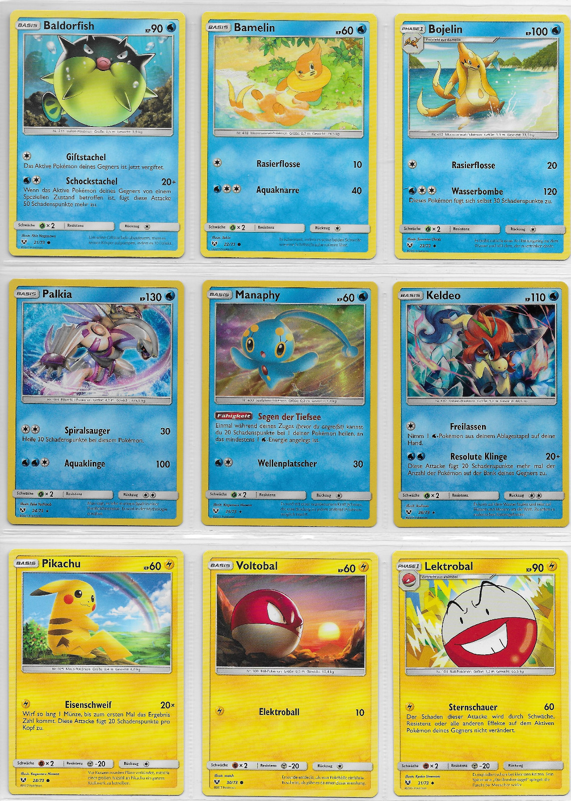 Lot - Pokemon Karten Sammlung - Set Schimmernde Legenden 2017 - Deutsch - Mint