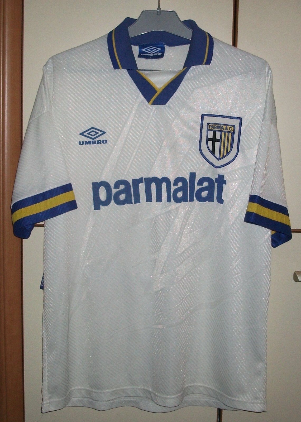Parma 1993 - 1995 Home football shirt jersey Umbro size L | eBay
