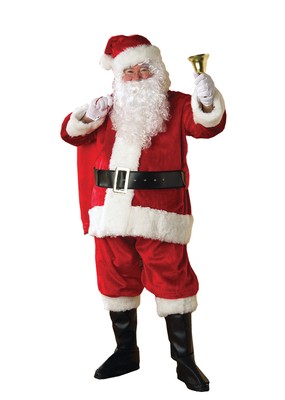 Santa Premier Suit Adult Costume Christmas Thanksgiving Theme Party Halloween