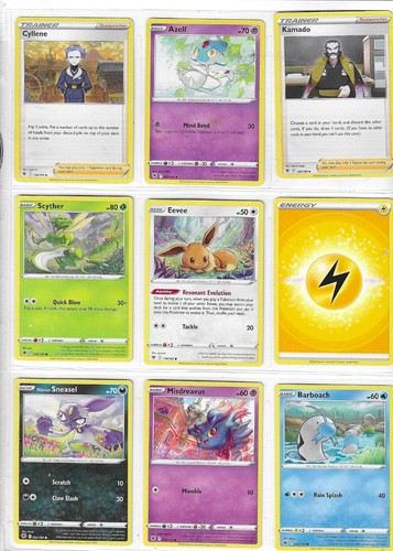 Pokémon 9 Different Cards (9447) | eBay
