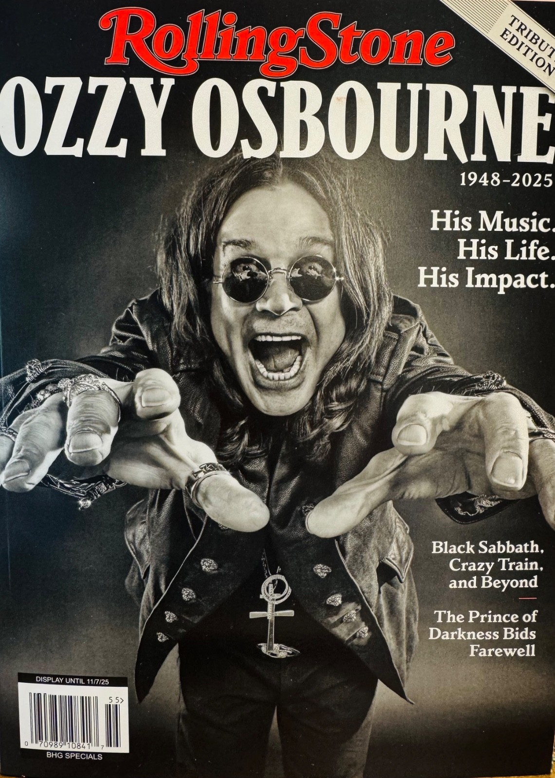 OZZY OSBOURNE 1948-2025 - ROLLING STONE MAGAZINE - TRIBUTE