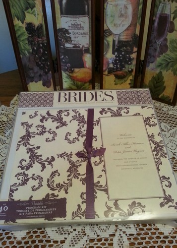 Gartner Studios Print Your Own 80 Wedding Invitations  80- Programs---kit