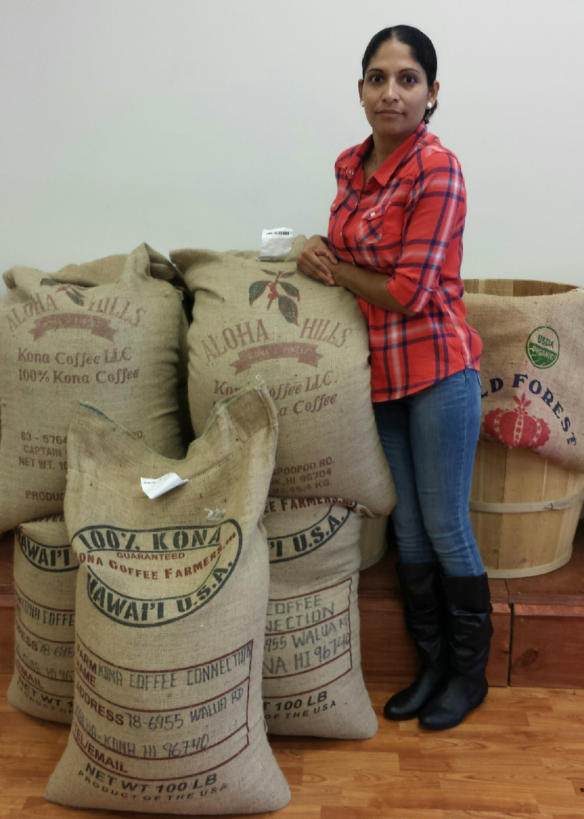 100% Hawaiian / Kona Peaberry Coffee Beans Dark Roasted 6 Pounds