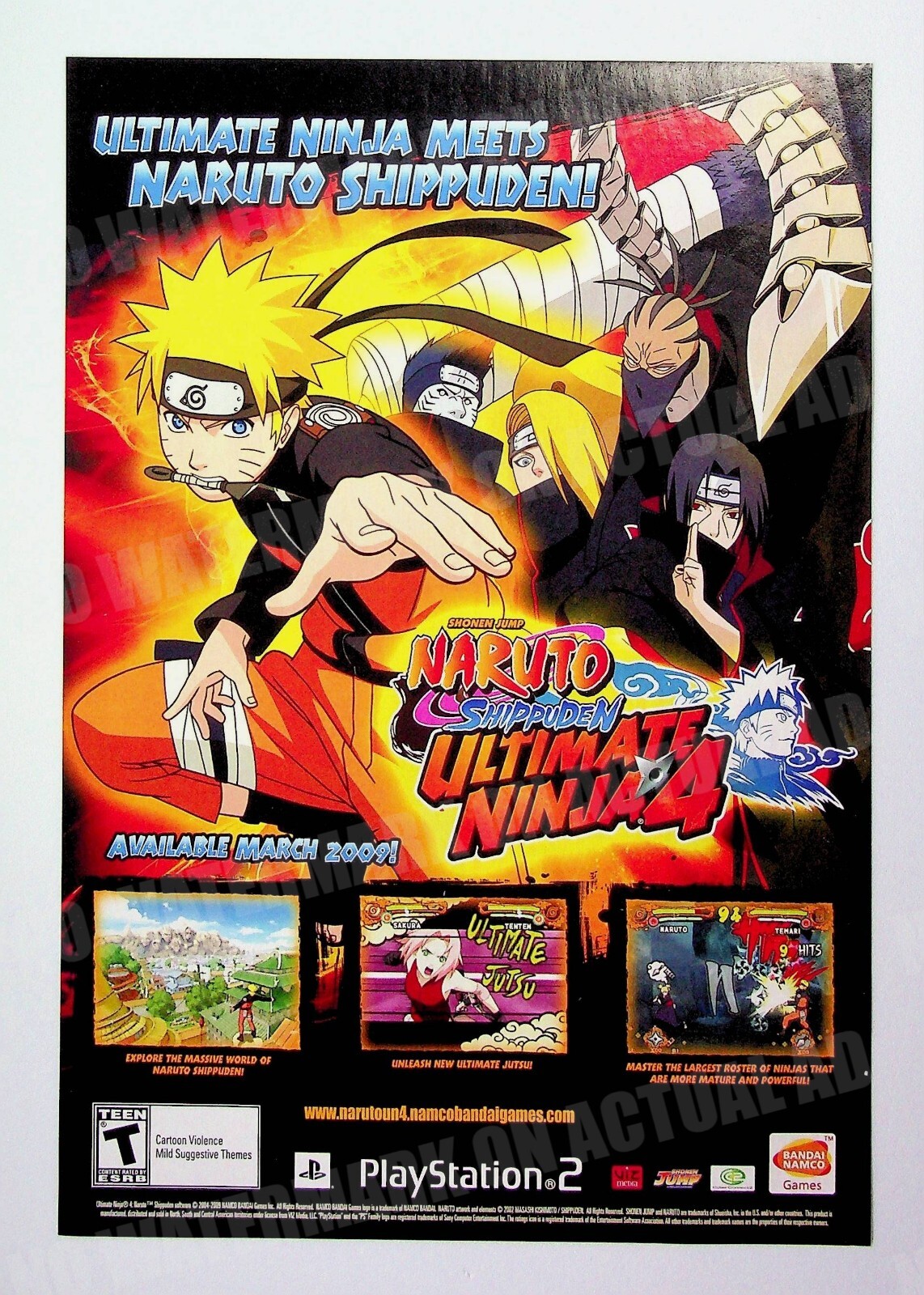 NARUTOポスター G賞 うずまきナルトA （クリアポスター）】一番くじ NARUTO