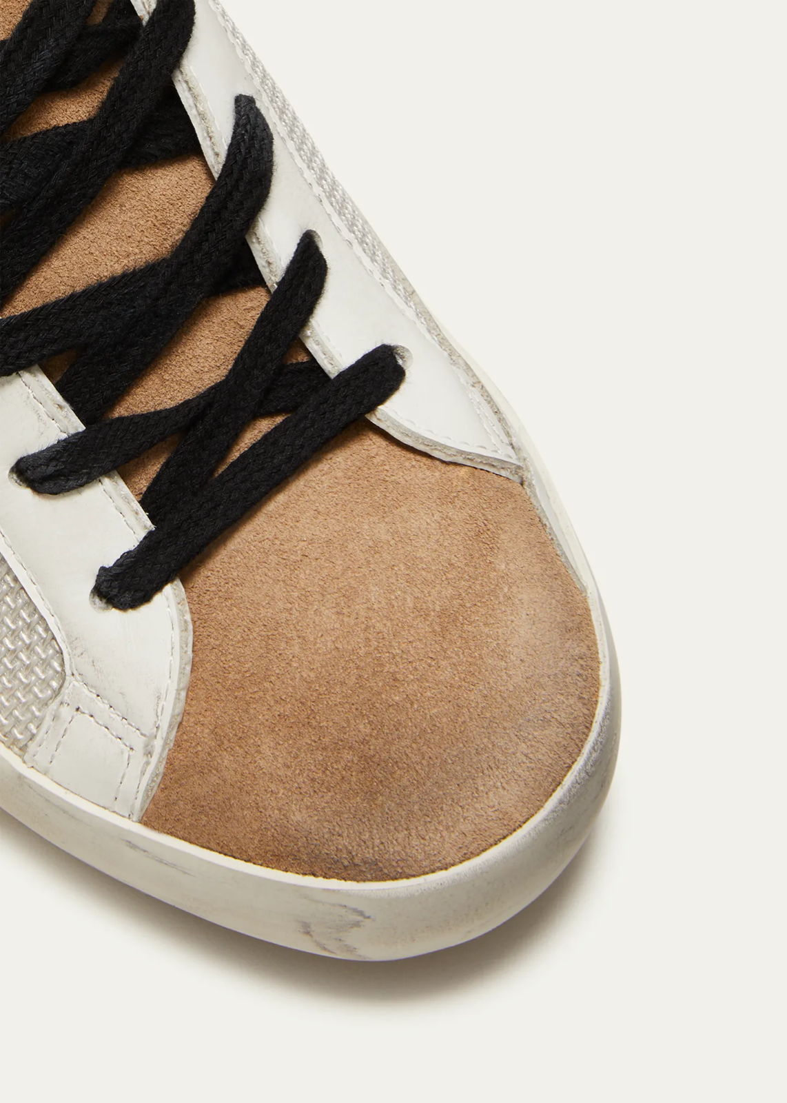 Pre-owned Golden Goose Superstar Sabot Net Glitter Slide Sneakers 4962- Retail $625 In Silver/tabacco/pink