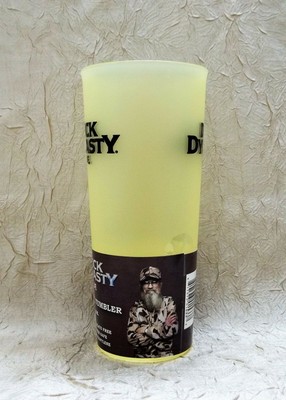 Duck Commander Uncle Si Yellow Plastic Ice Tea Tumbler Cup Duck Dynasty New