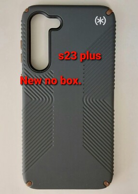Speck Presidio 2 Grip Case For Samsung Galaxy S23+ PLUS Charcoal Gray/Bronze 