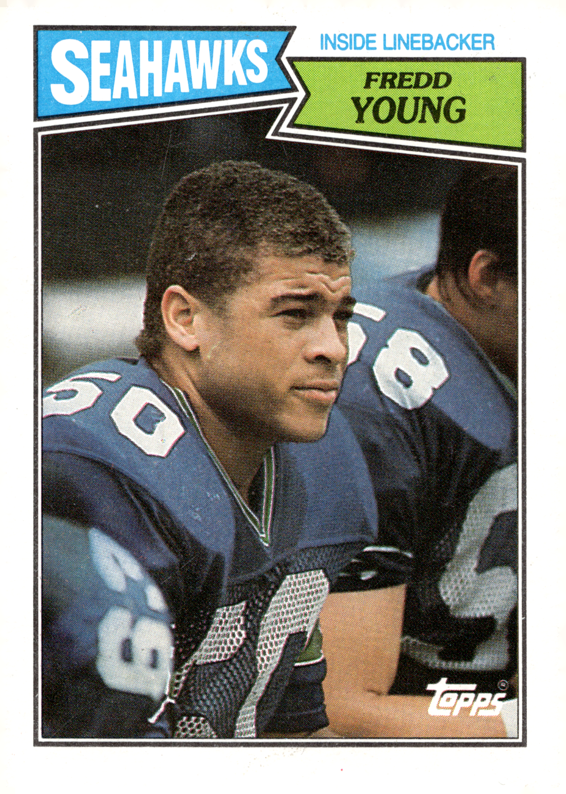1987 Topps Fredd Young #181 Seahawks | eBay
