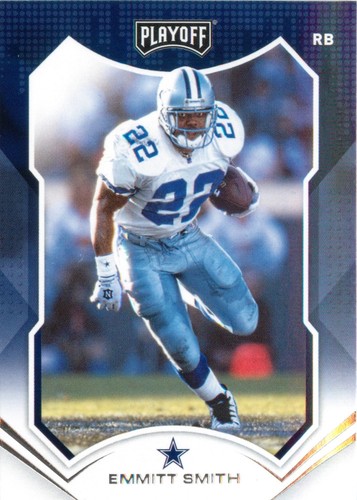 Emmitt Smith 2021 Panini Playoff Football NFL Base Card #106 Dallas Cowboys