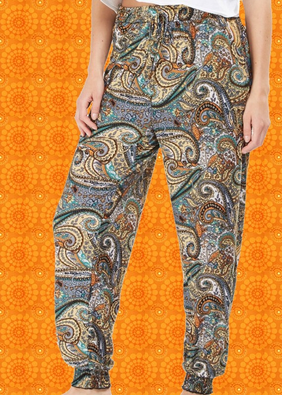 Kleidung Accessoires 40 366 Indian Spirit Gipsy Paisley Muster Pump Hose Edel Hippie Festival Gr Dear Co Th