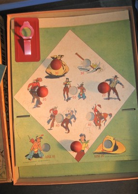 Red Ryders Target  western  cowboy toy 1939 game playset
