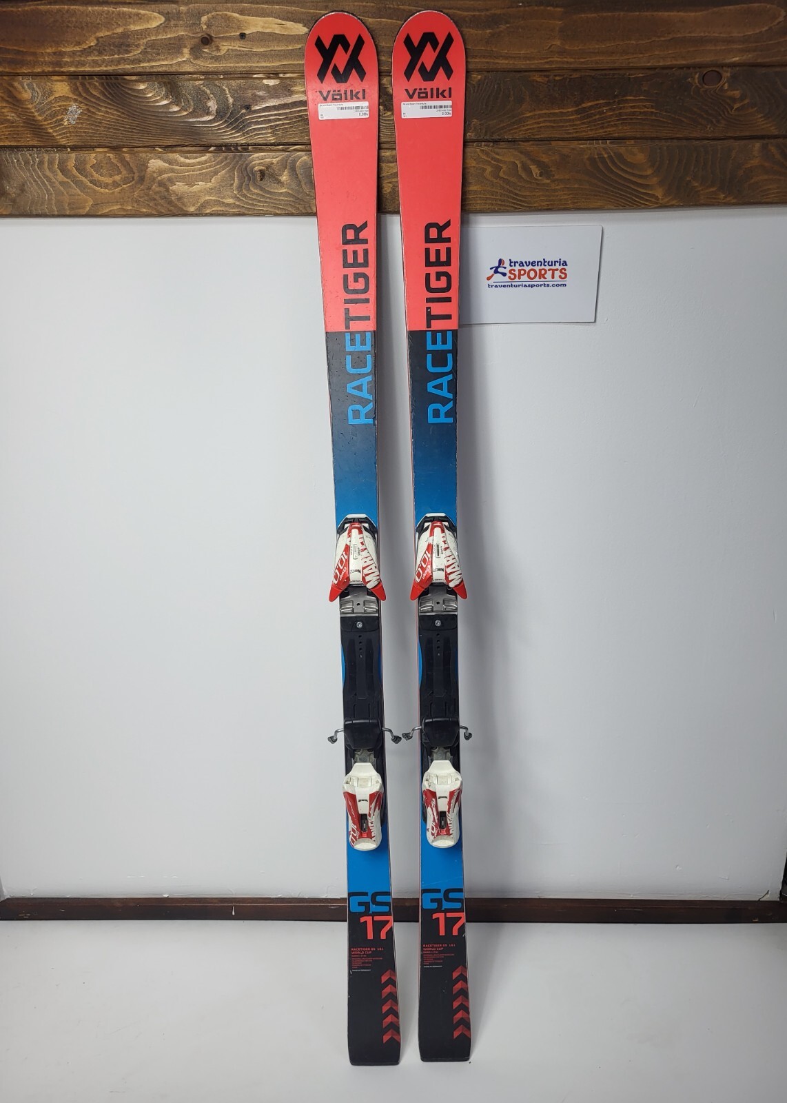 Volkl Racetiger GS 161 cm Ski + Marker 11 Bindings Fun Snow Volkl Racetiger GS 161 cm Ski + Marker 11 Bindings Fun Snow