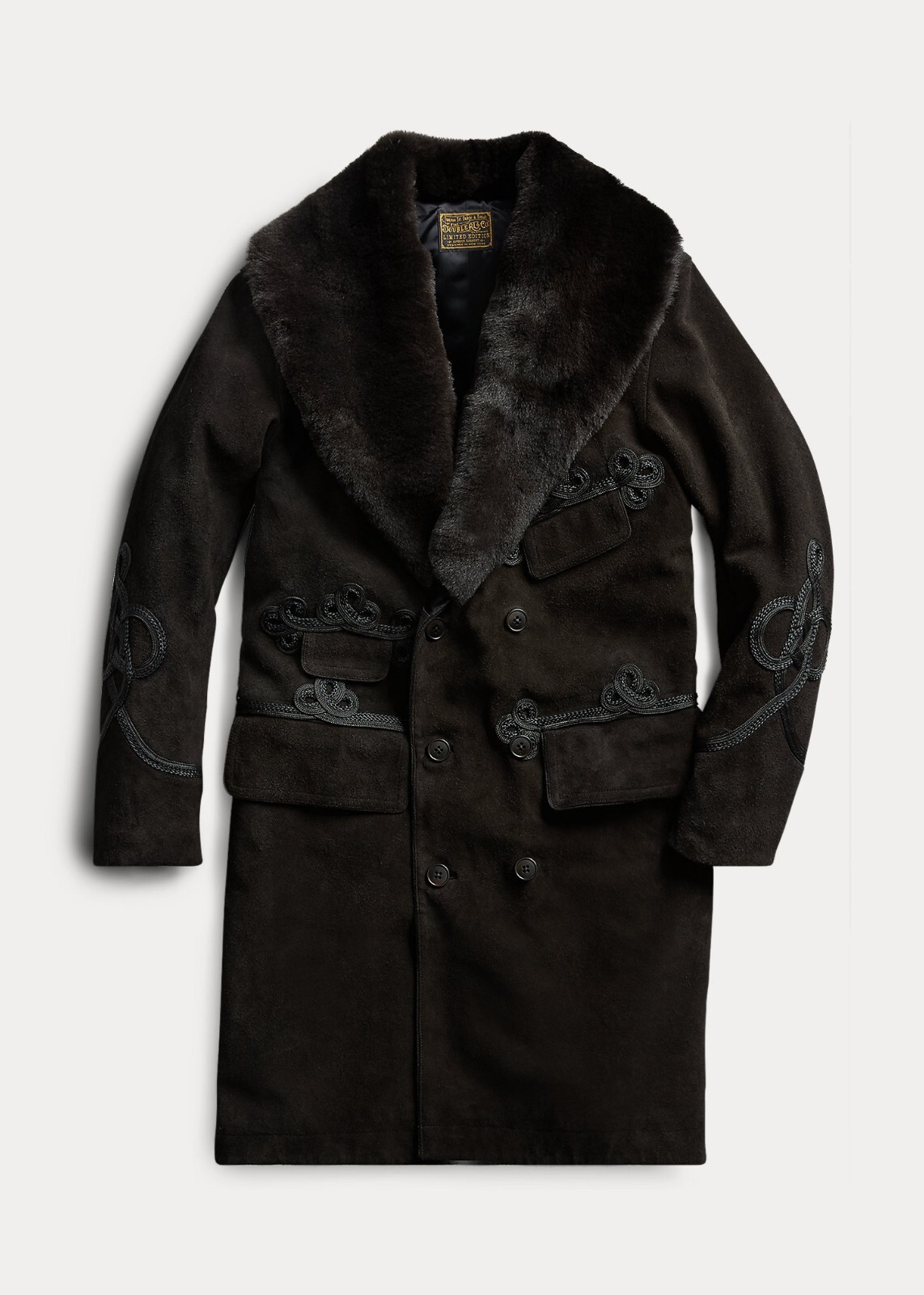 Ralph Lauren RRL Limited Edition Suede Shearling Topcoat Ralph Lauren RRL Limited Edition Suede Shearling Topcoat