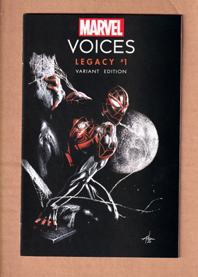 MARVELS VOICES LEGACY #1 GABRIELE DELL'OTTO VARIANT SPIDER-MAN MILES MORAL NM-