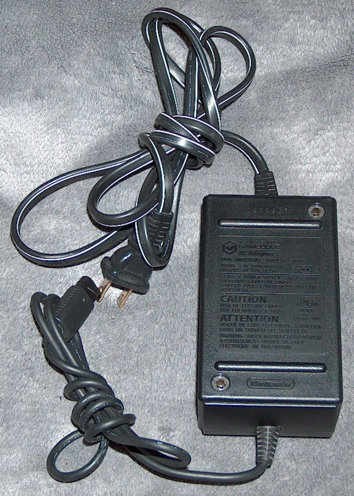 Nintendo Gamecube - Power supply AC Adapter Cord ~ Good Condition