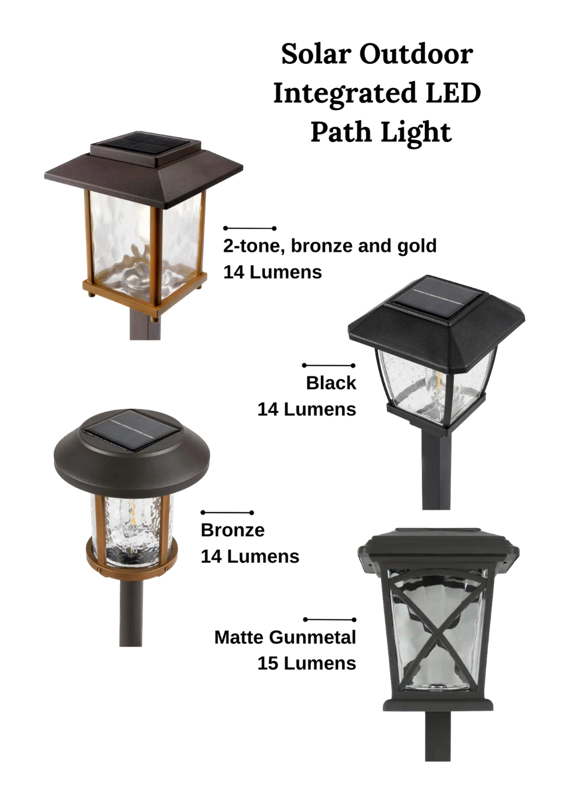 Hampton Bay Solar Lights Outdoor Pathway Solarlights
