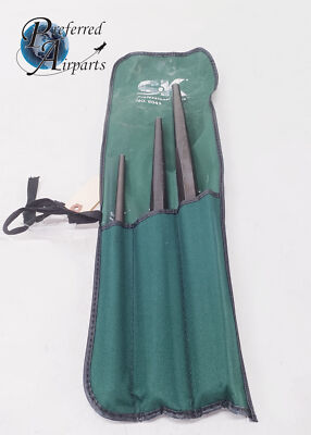 New SK Professional Tools Set of 3 Taper Line Punches in Roll-Up Bag p/n SKT6043