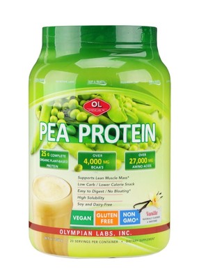 Olympian Labs Lean and Healthy Pea Protein-Vanilla 1,77 фунта в порошке