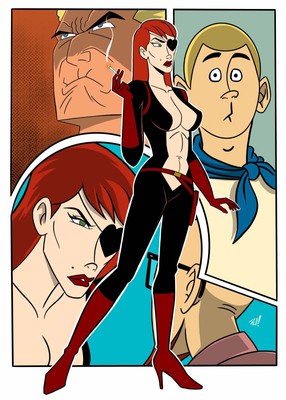 Sexy Molotov Cocktease Venture Bros Original art