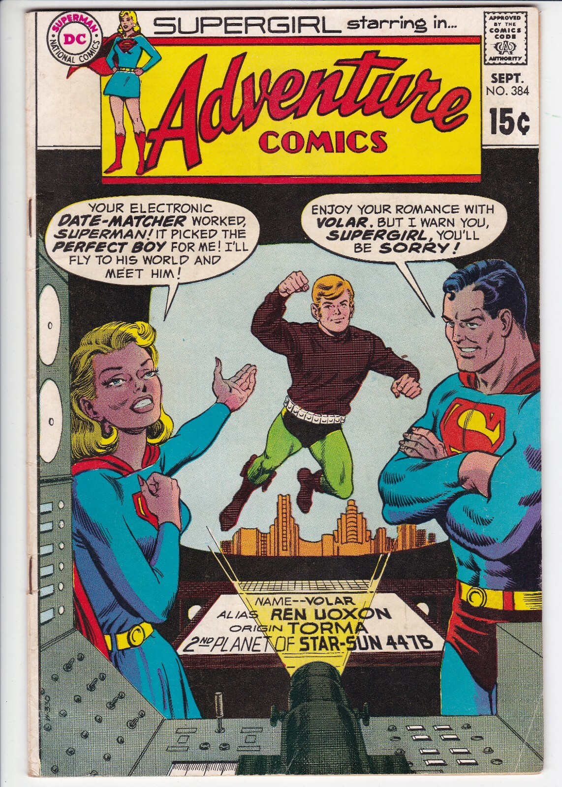 YZQ×DRRR!! COLLABORATION COMIC Adventure Comics # 384 FN (6.0). Supergirl. DC W/OW pages | eBay