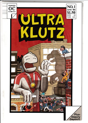 1986 Ultra Klutz #1 Onward Comics'' Comic Book