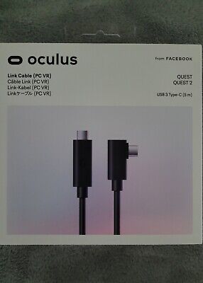 Oculus/Meta Quest 2 Official OEM PC Link Cable USB Type C. Complete In Box. New.