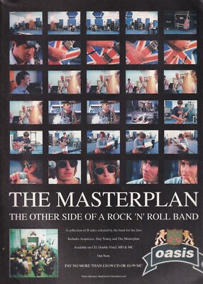 Oasis - The Masterplan - Mini Poster/Original Magazine Clipping
