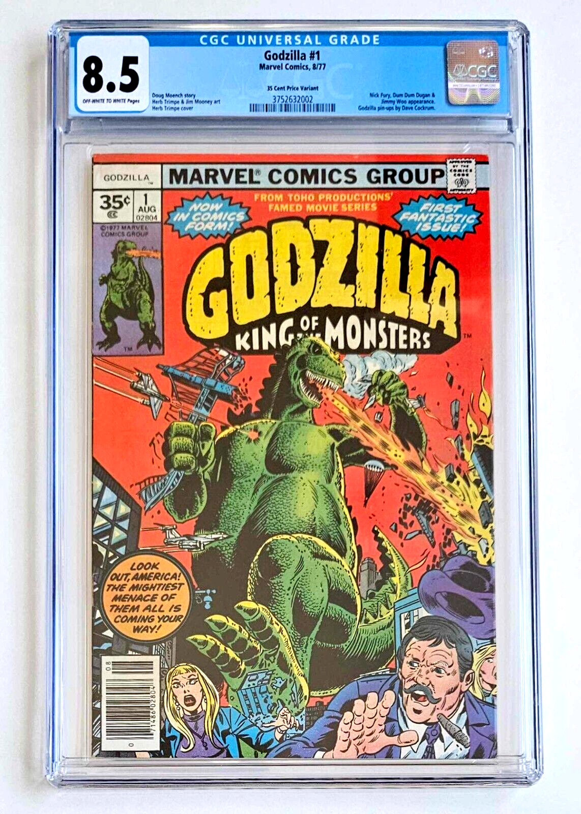 アメコミリーフ Godzilla #23 CGC 7.5 Comic-Inspired Godzilla Super7 Ultimates SDCC Exclusive