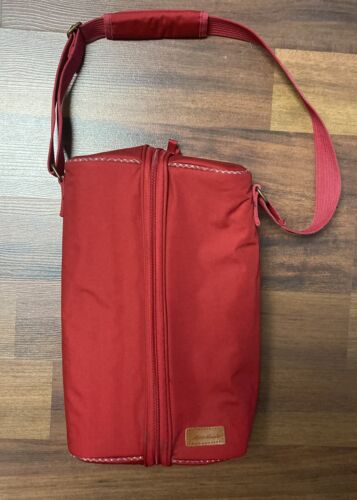 Insulated Red Hiking W/compartments