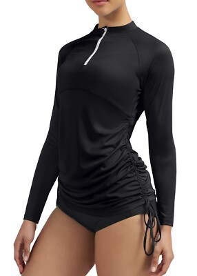 Rash Guard for Women UPF 50+ Sun Protection Clothing Swim Shirts for Women - M