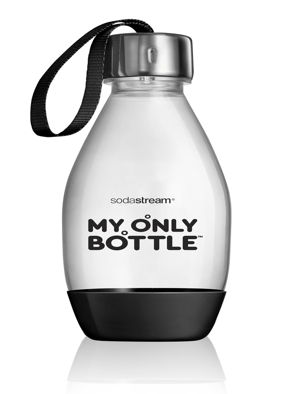 Sodastream 0.5 Liter My Only Bottle Sparkling Water Carbonating Bottle, Black