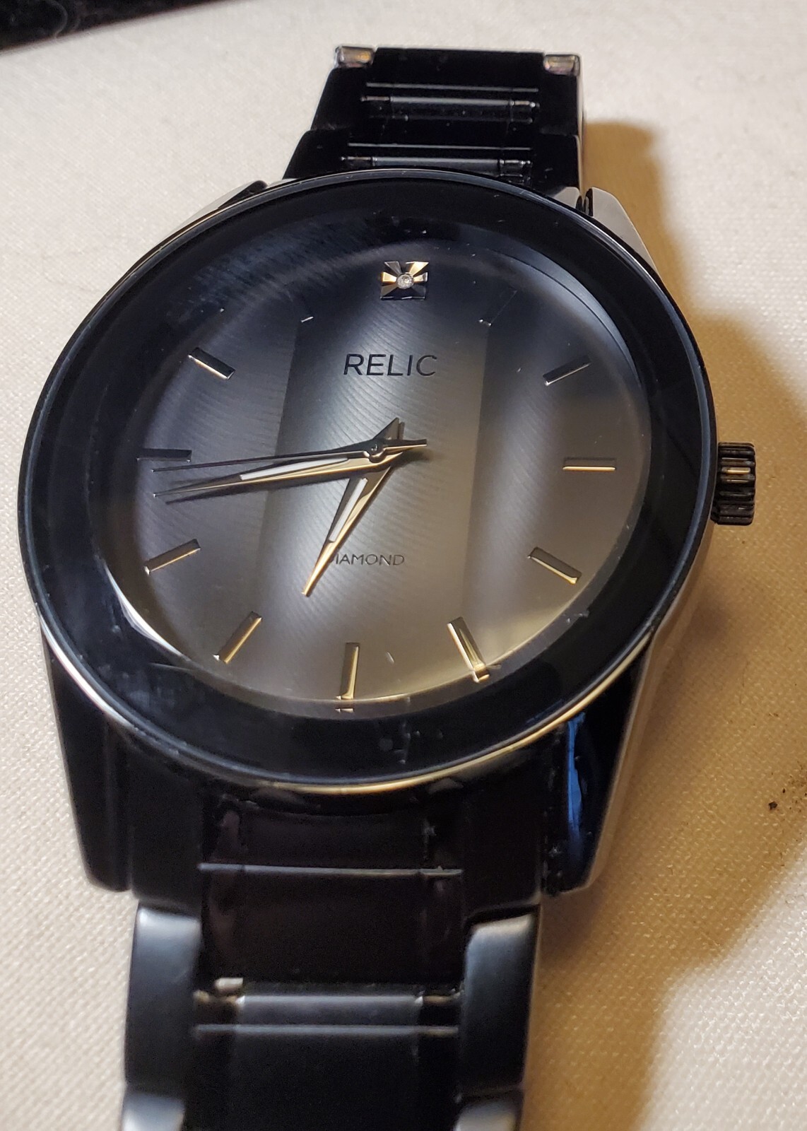 FOSSIL(フォッシル) / 自動巻腕時計/アナログ/レザー/BLK/BLK