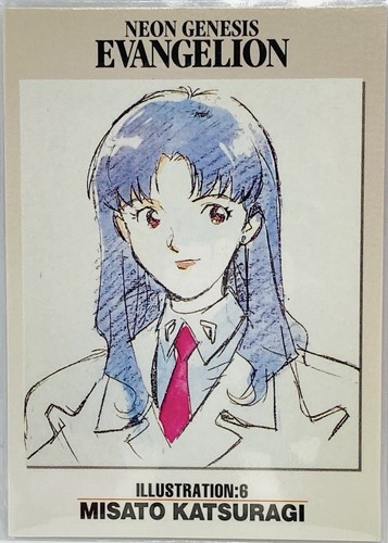 Neon Genesis Evangelion Misato Katsuragi Trading Card IL6 1996 | eBay