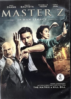 Master Z: Ip Man Legacy - DVD - Max Zhang - Dave Bautista - Michelle Yeoh - New