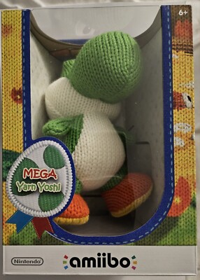 mega yarn yoshi amiibo sealed