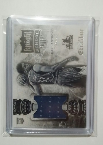 2016 Panini #9 Karl Anthony Towns RC 1st Year Game Used Jersey Card