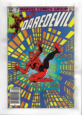 Daredevil 1982 #186 Fine/Very Fine Frank Miller